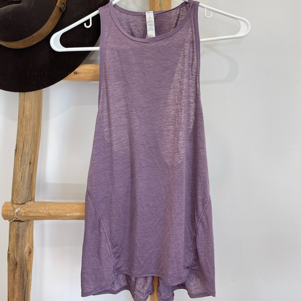 Lululemon open back tank top
